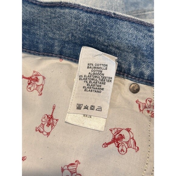 True Religion Mens Jeans Blue Rocco Relaxed Skinny Denim Stretch Acid Wash 32x34 - Picture 13 of 14